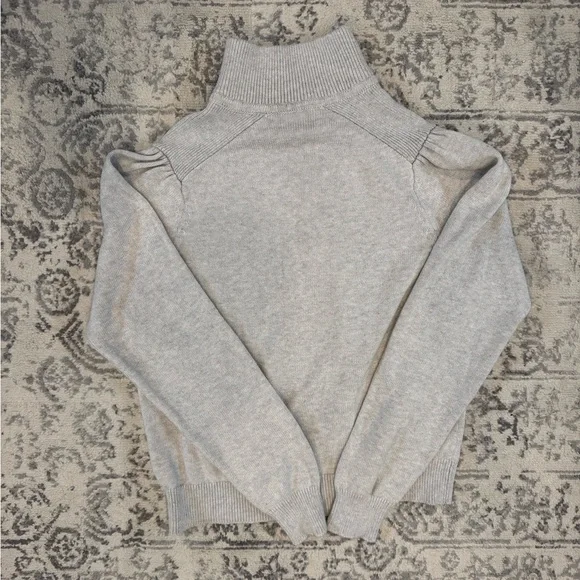 Kilte Los Angeles Gray Half-Zip Women's Sweater - Picture 9 of 9